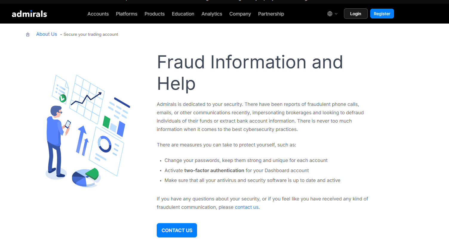Admiral Markets Safety and Security