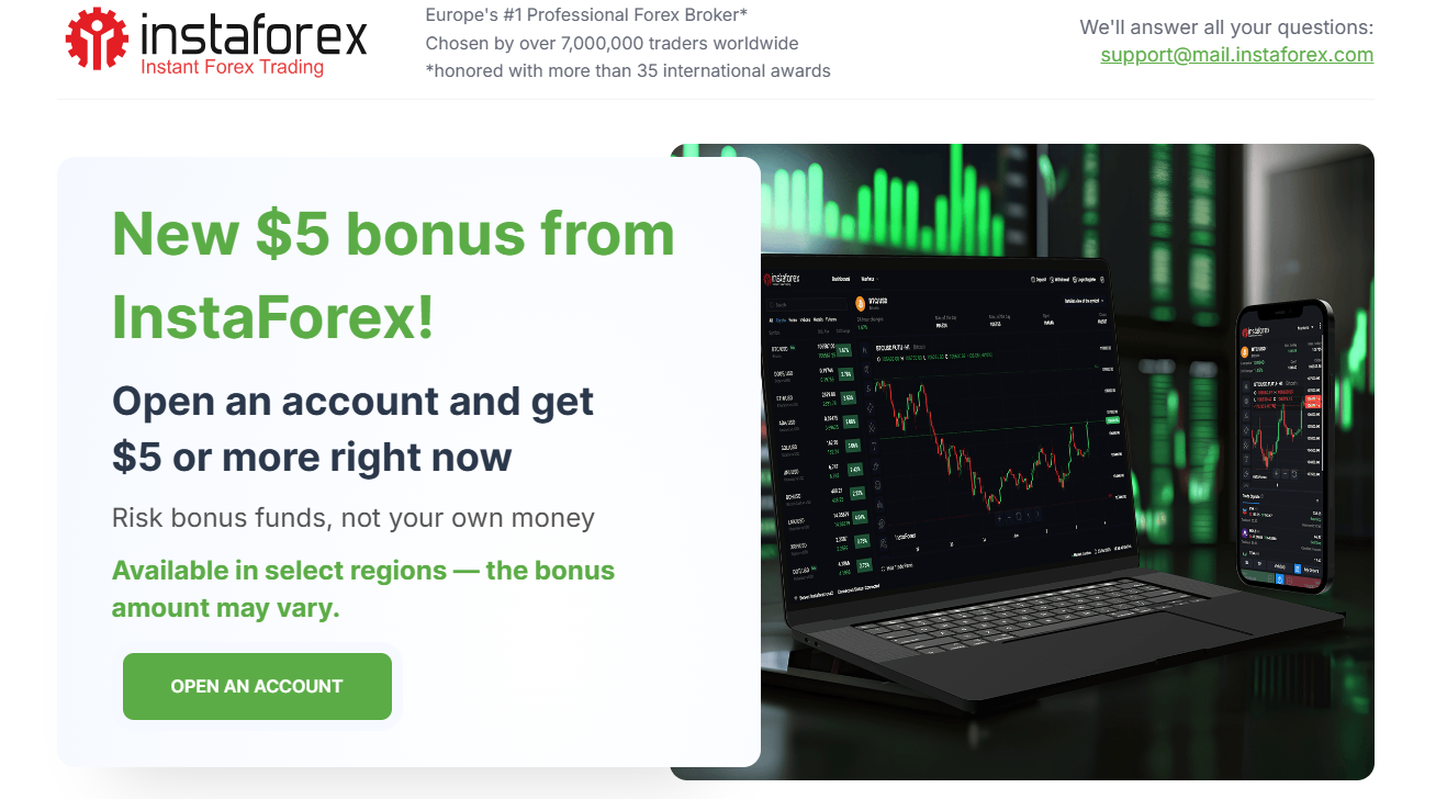 InstaForex No Deposit Bonus
