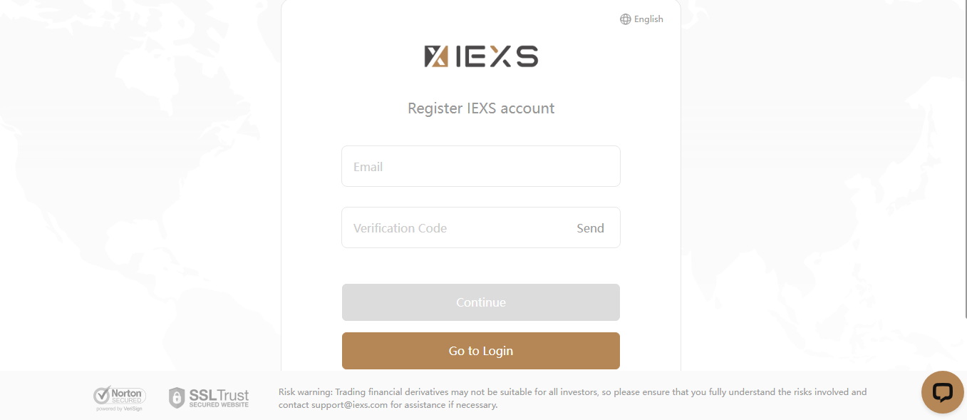 IEXS Account Steps