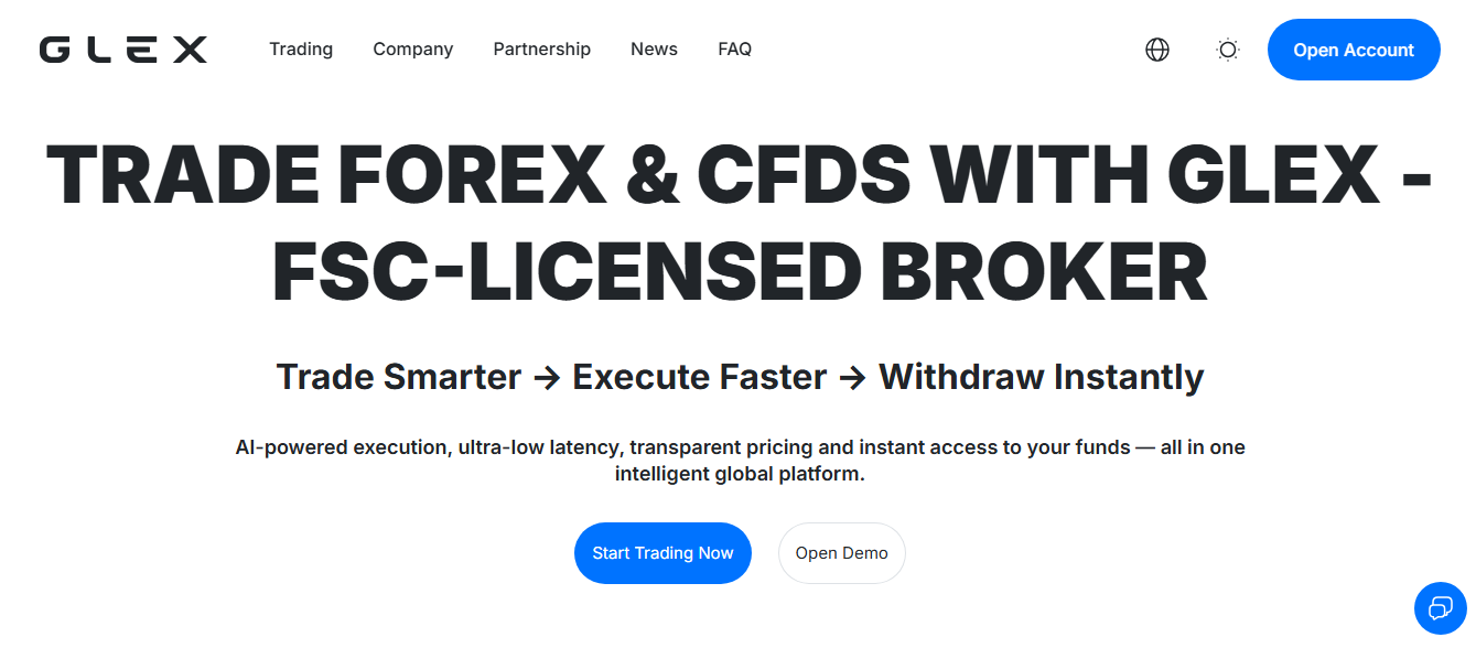 Glex Forex Welcome Bonuses