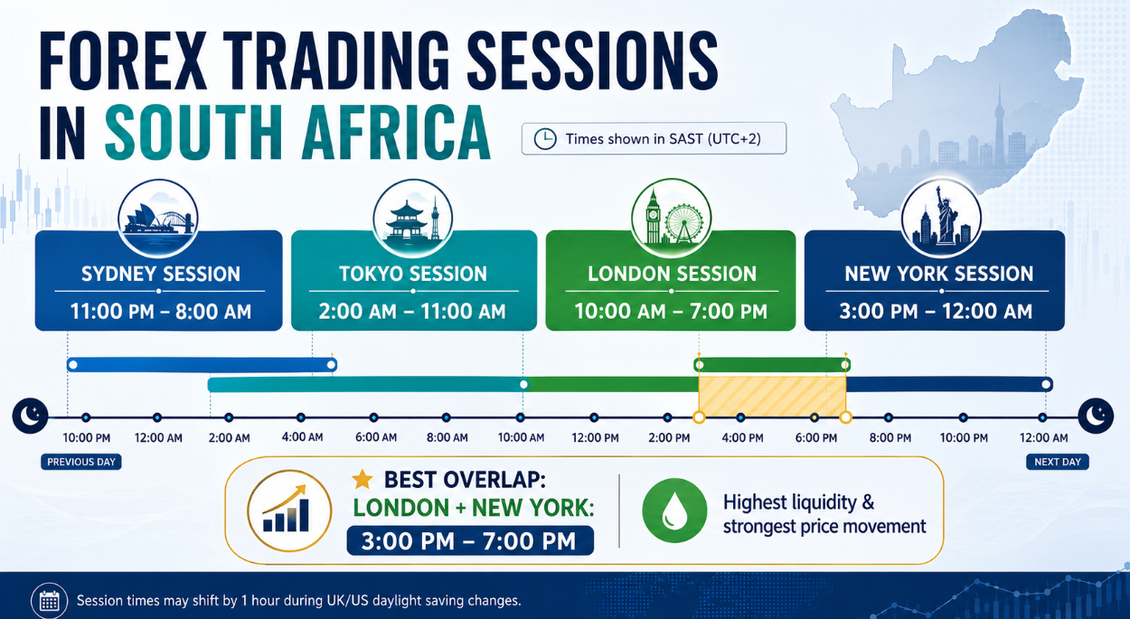 Forex Trading Sessions in South Africa