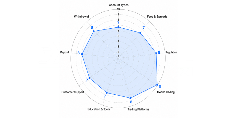 Webull Spider Chart