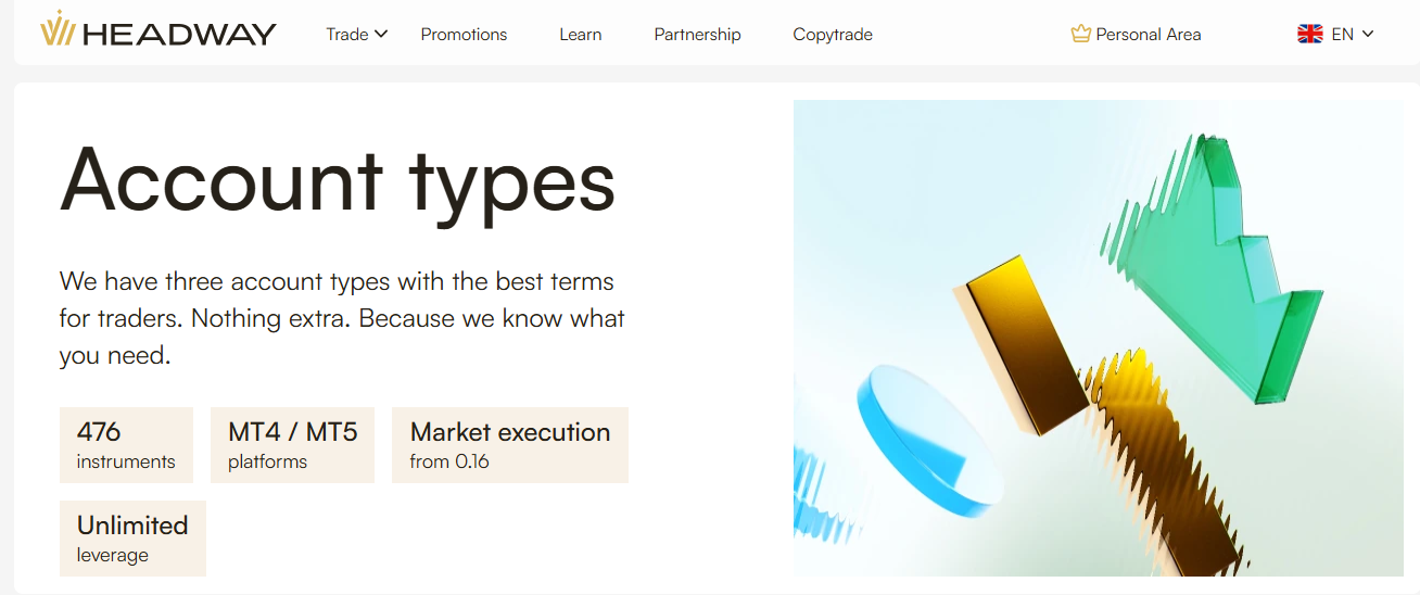 Headway Account Types