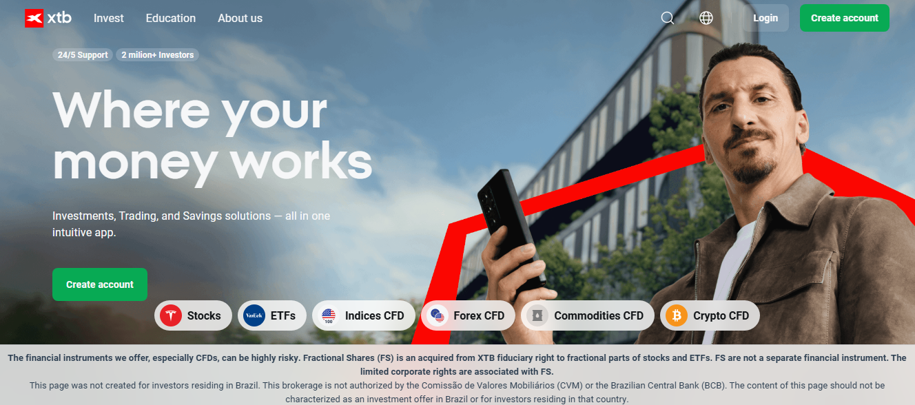 XTB EFSA Regulated Forex Brokers