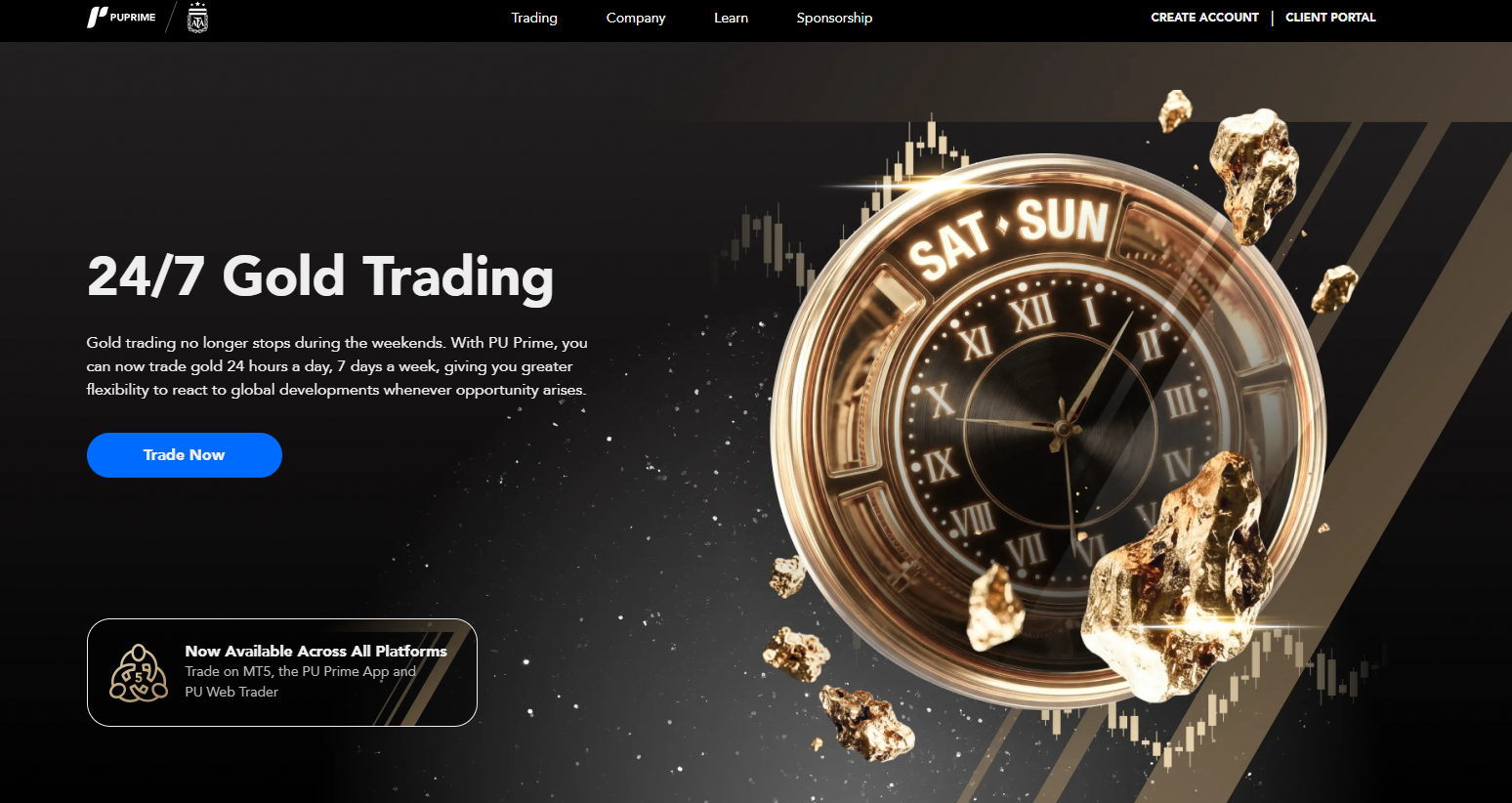 PU PRIME 24/7 Gold Trading