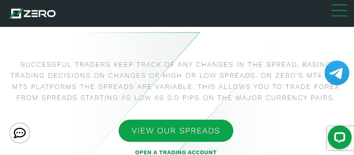 Zero Markets Fees and Spreads