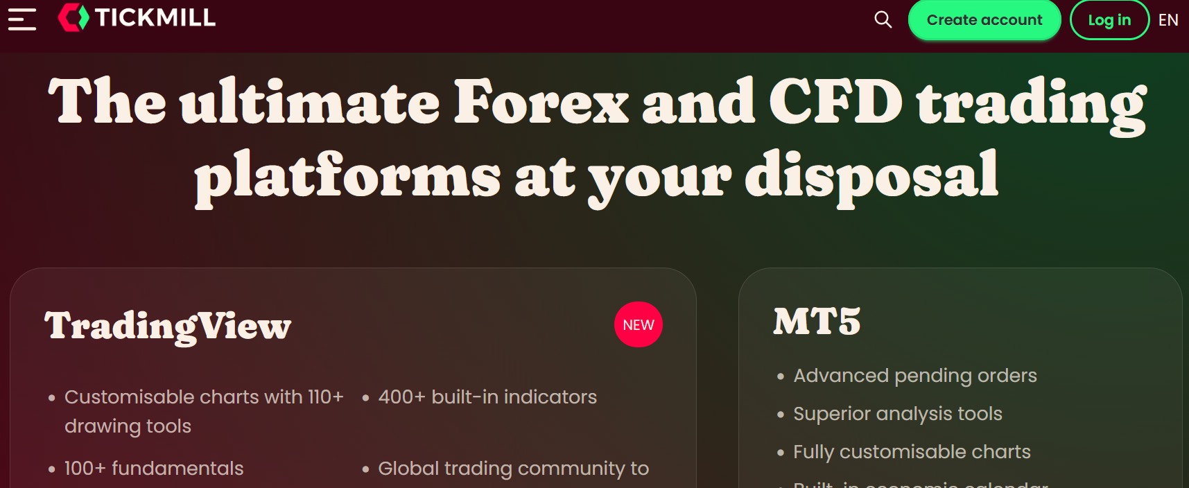 Tickmill Futures Forex