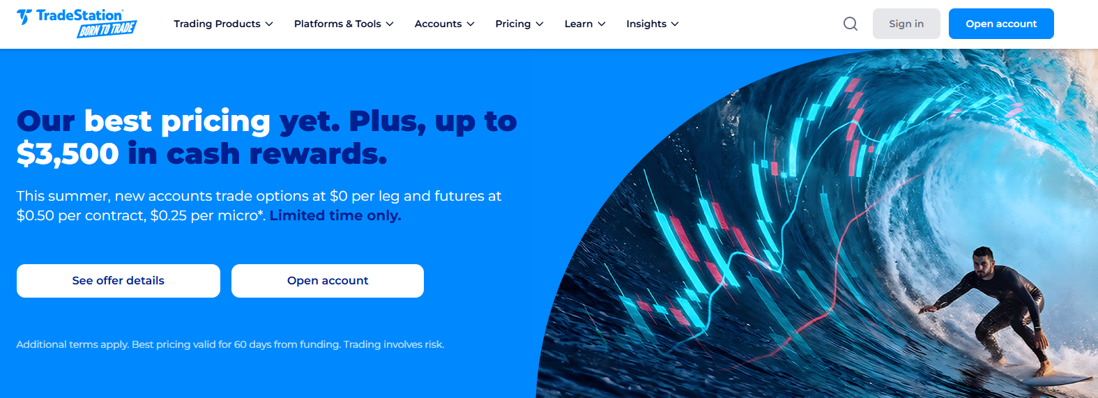 open a tradestation account step 1