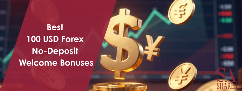 Best 100 USD Forex No-Deposit Welcome Bonuses Main Banner Image