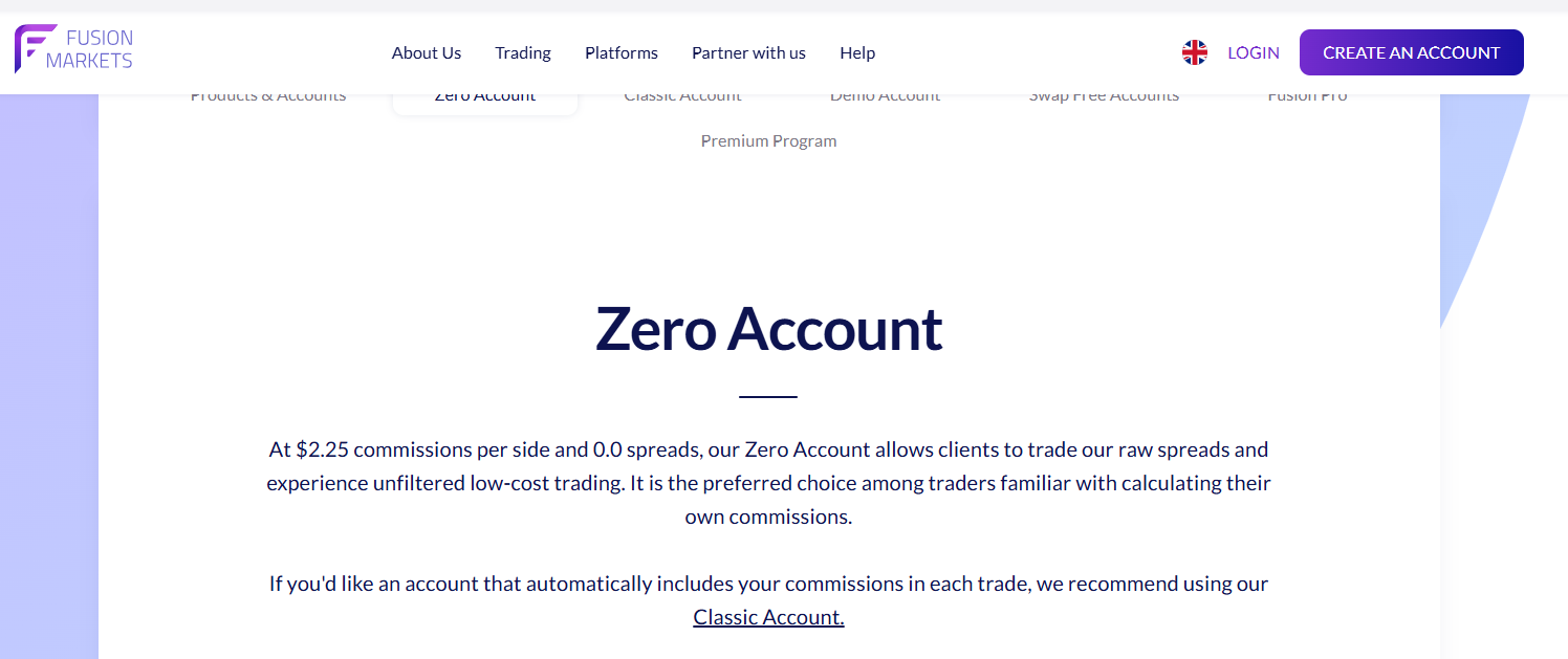 Zero Account