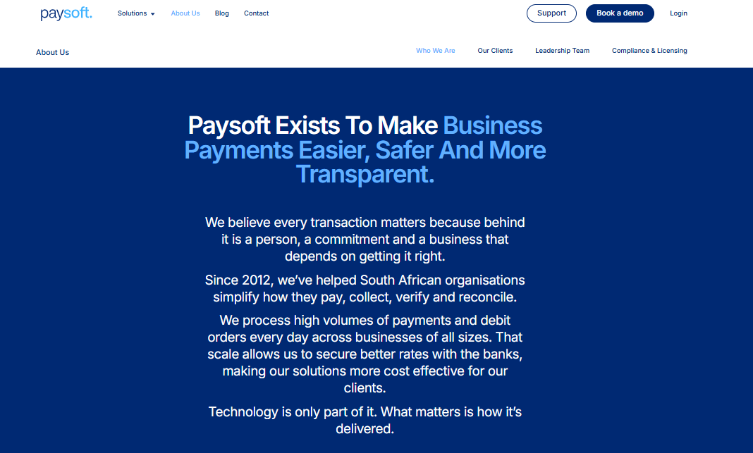 Paysoft Overview