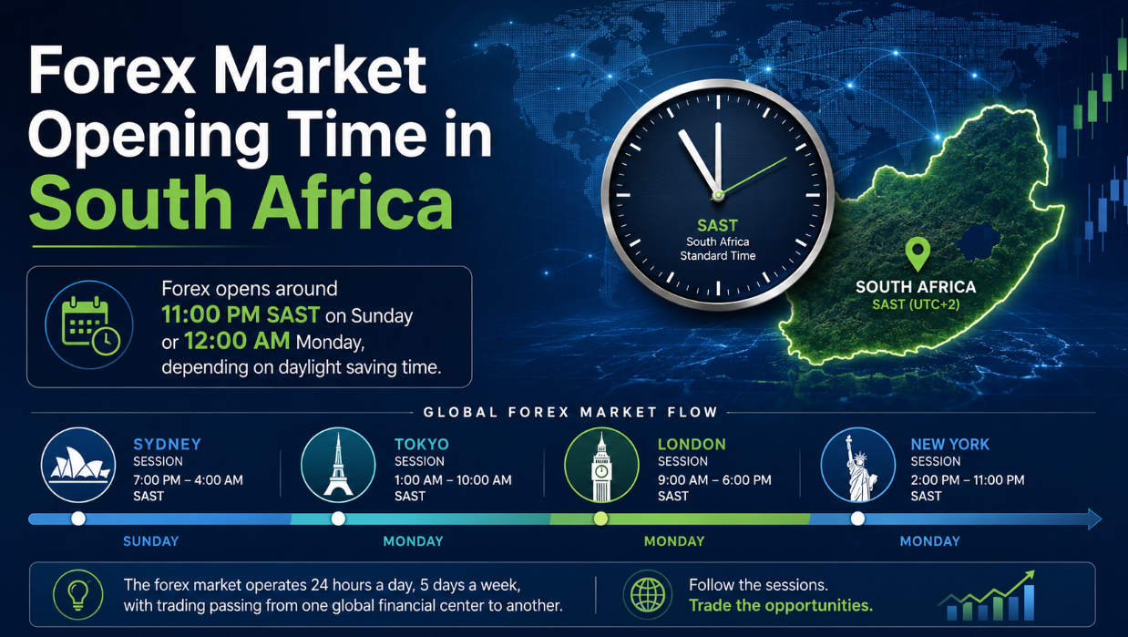Forex Market Opening Time in South Africa