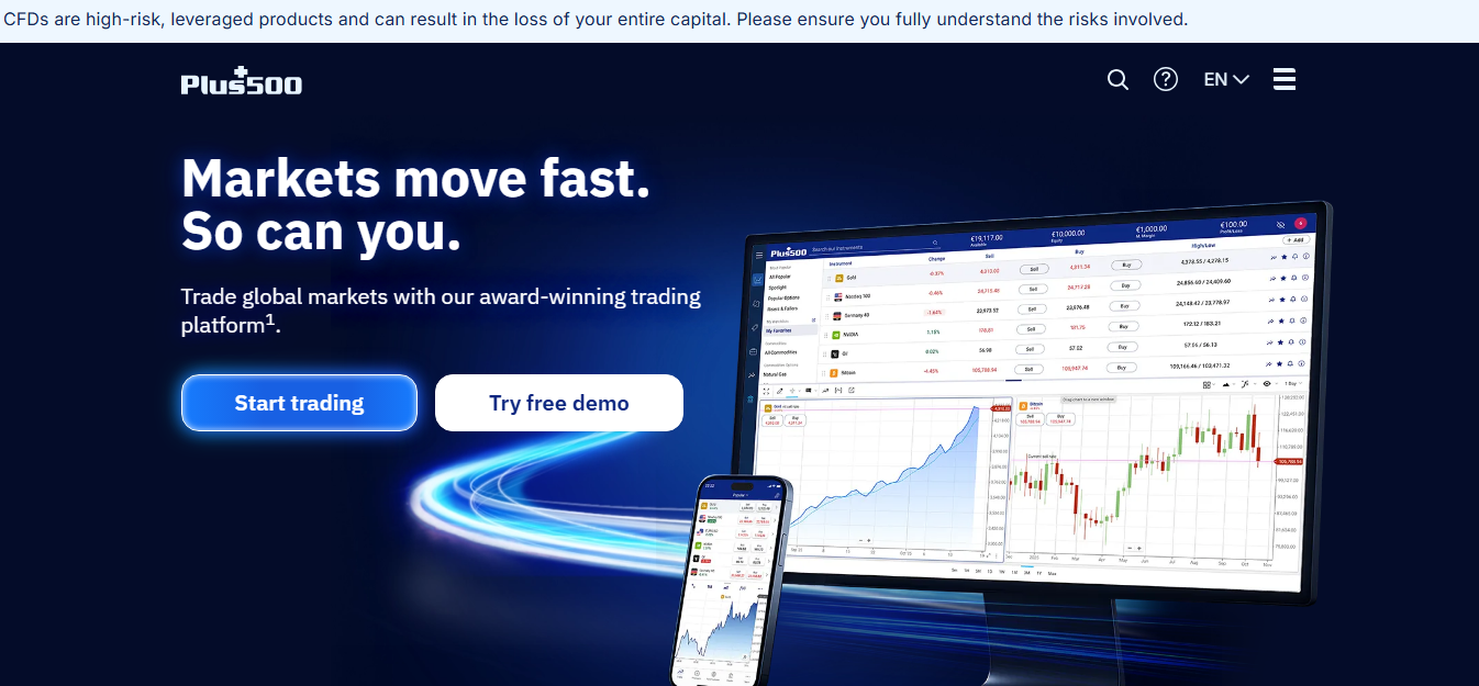 Plus500 EFSA Regulated Forex Brokers
