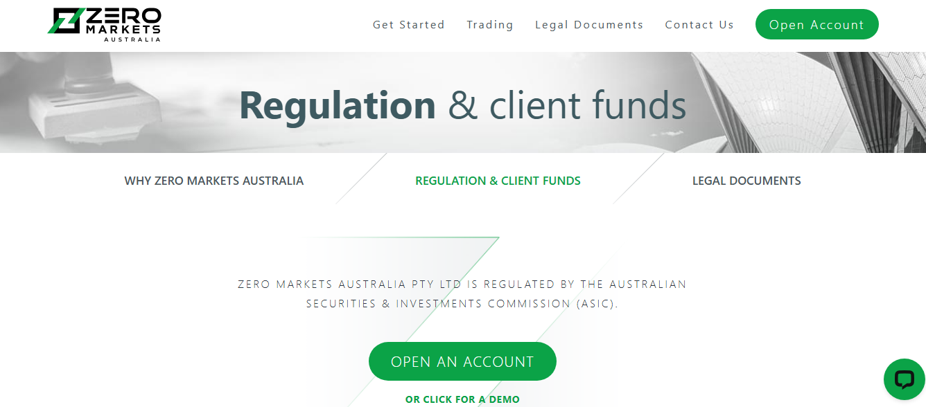 Zero Markets Australia Safety and Security