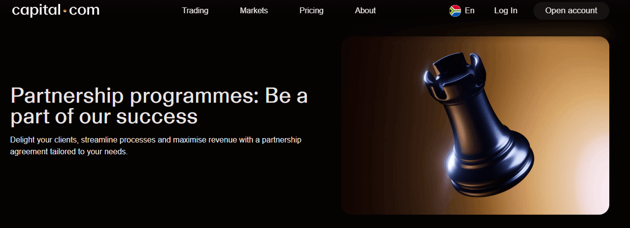 Capital.com Partnerships program