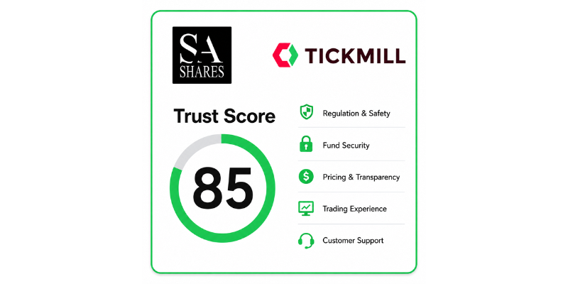 Tickmill Trust Score