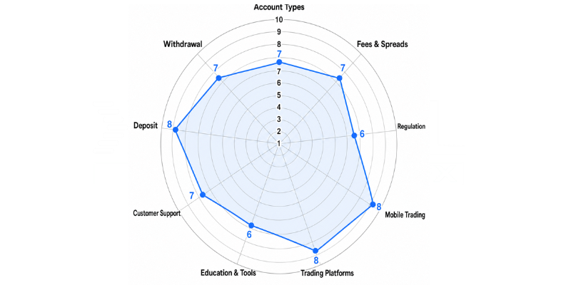 AvaFutures Spider Chart