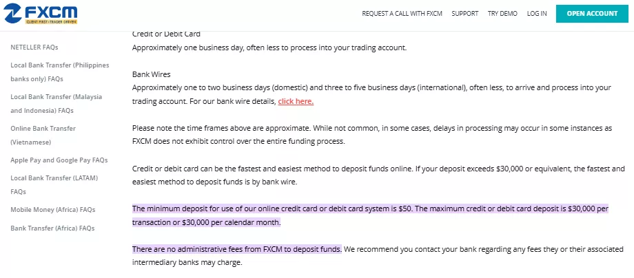 FXCM