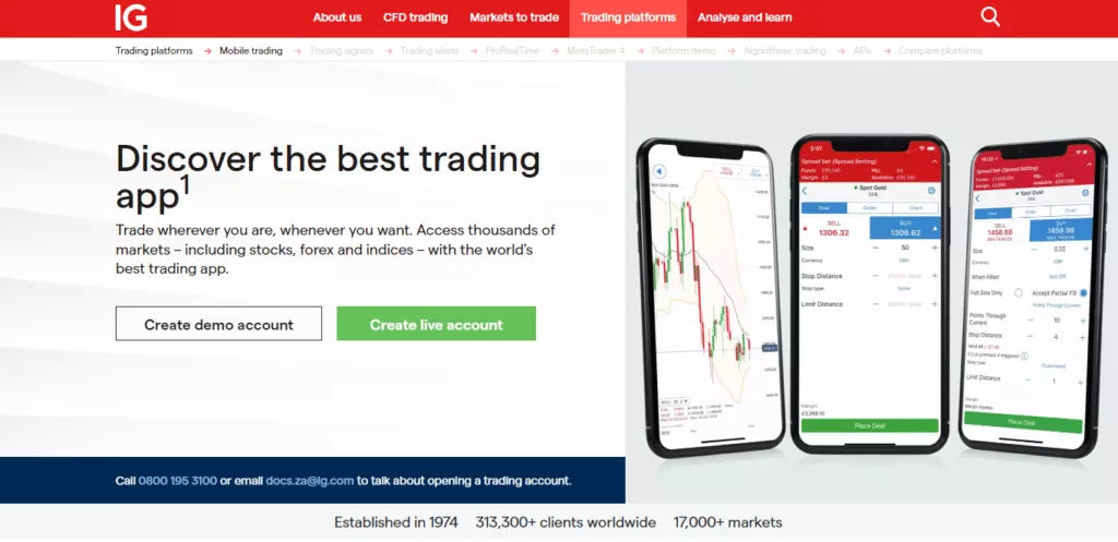 IG Trading App