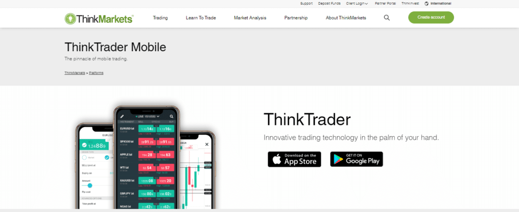 ThinkMarkets ThinkTrader