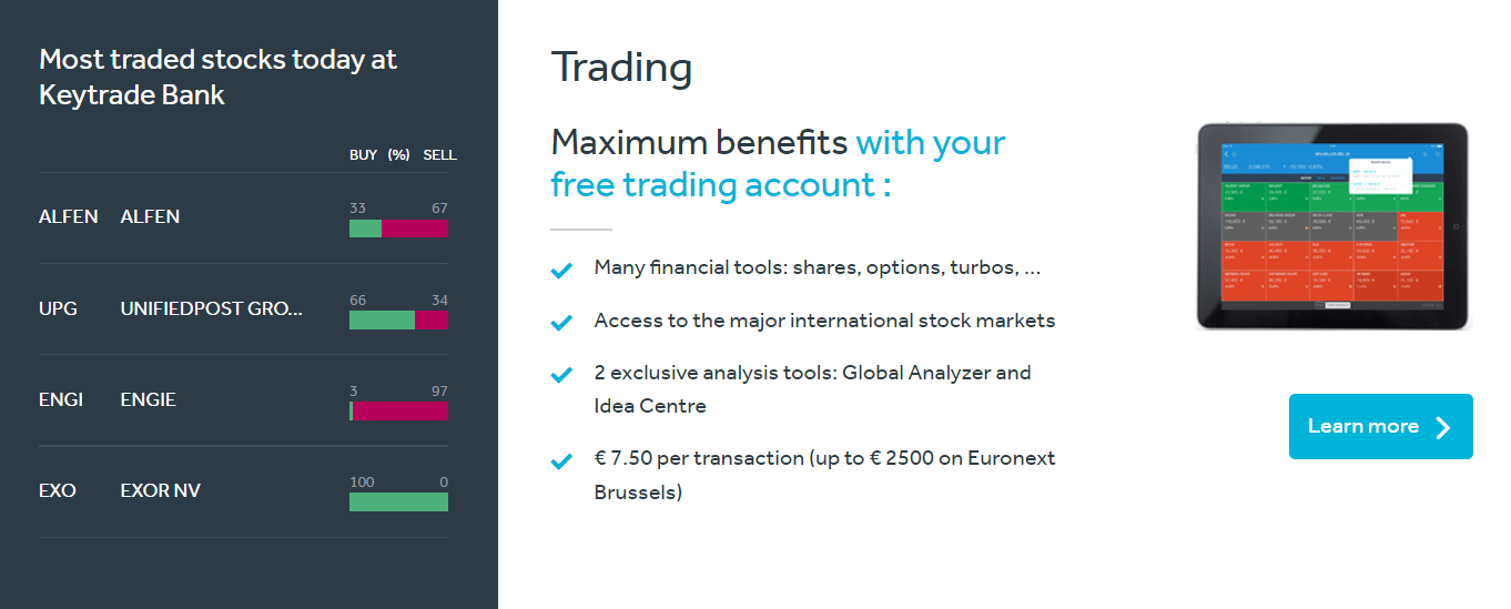 Keytrade Bank Trading platforms Keytrade Bank Trading platforms