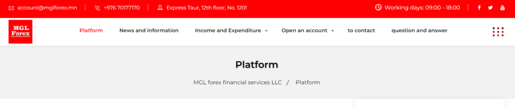 MGL Forex Trading platforms