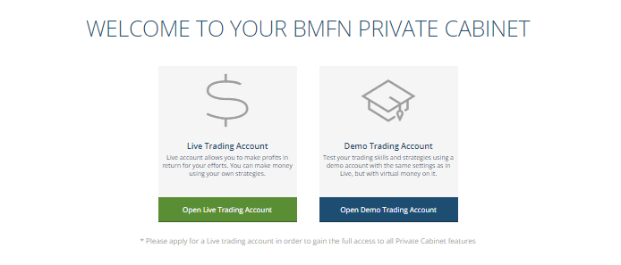 How to Open a BMFN Account Step 3