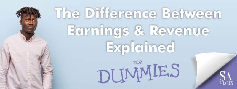 Difference between earnings and revenue Difference between earnings and revenue