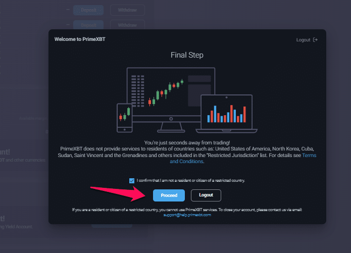 How to set up a Prime XBT&nbsp;Demo Account &ndash; Step by Step step 2