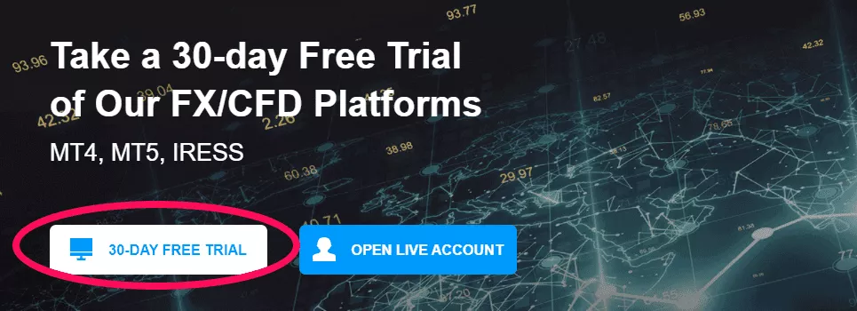 How to Open a FXTrading.com Demo Account Step 1 