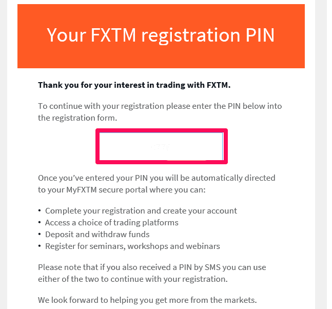 FXTM Demo Account
