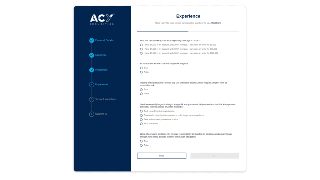 ACY Securities Open Account 4
