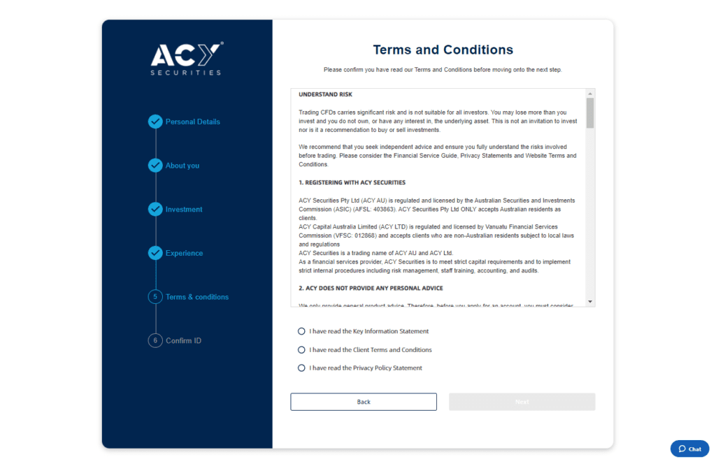 ACY Securities Open Account 4