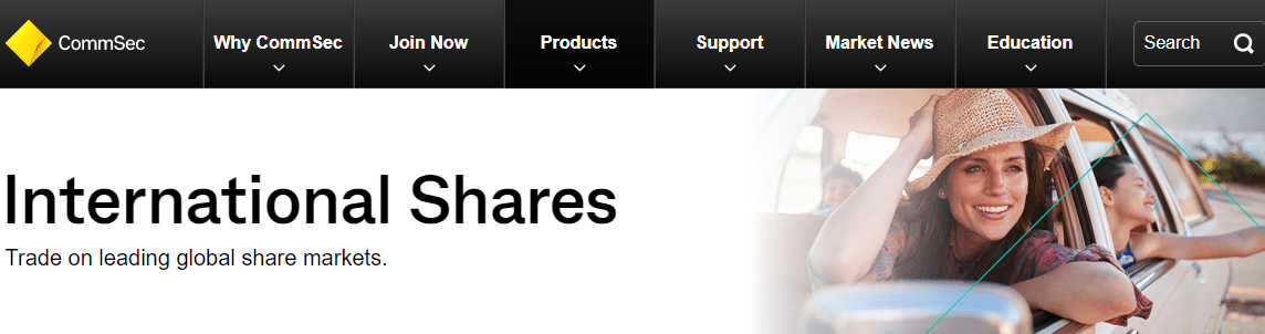 CommSec International Securities Trading Account