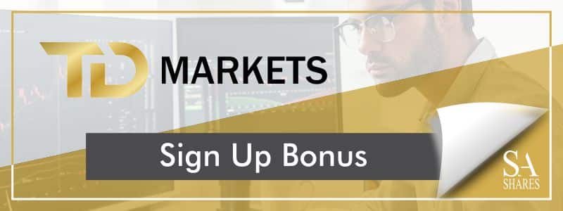 TDMarkets - Sign Up Bonus