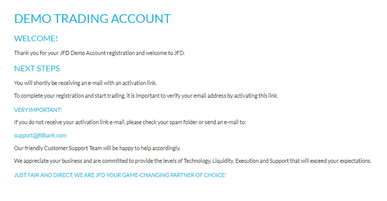 How to set up a JFD Brokers Demo Account &ndash; Step by Step step 3