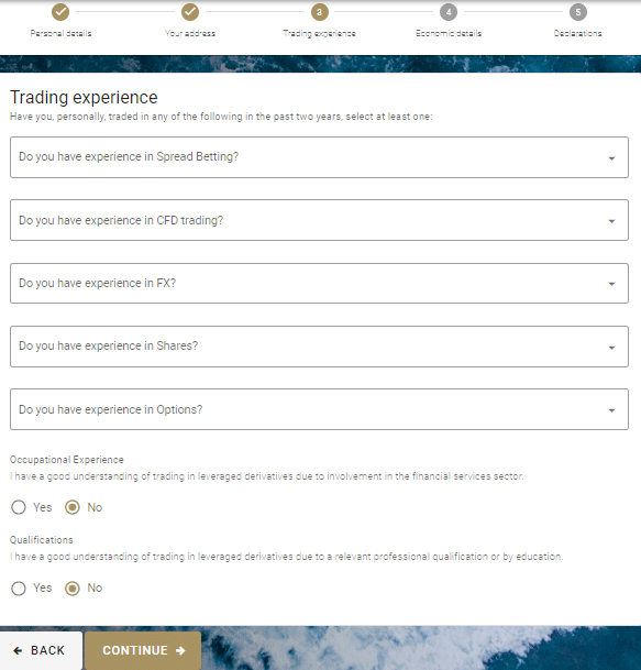 How to Open a InterTrader Trading Account step 7