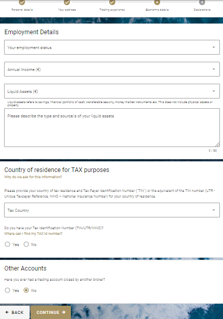 How to Open a InterTrader Trading Account step 6