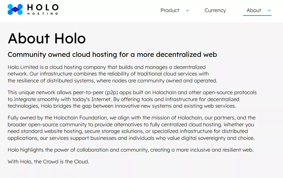 What is Holo