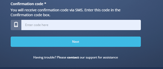 Step 4: OTP Code