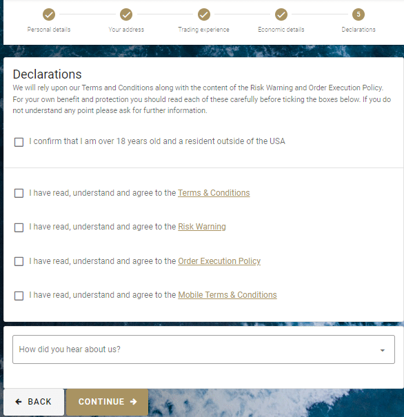 How to Open a InterTrader Trading Account step 8