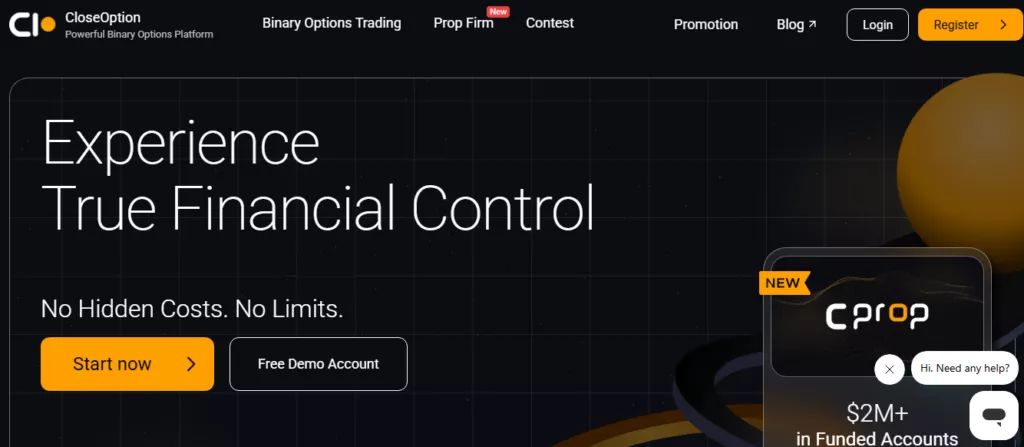 CloseOption Binary options