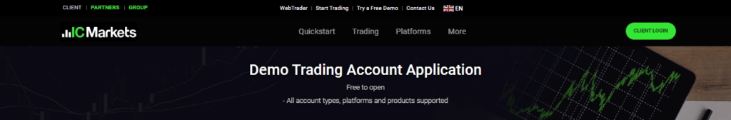 IC Markets Demo Account