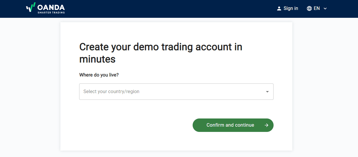 Oanda Demo Account