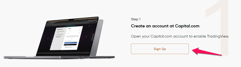 Capital.com - Open an account - Step 1 - Sign up