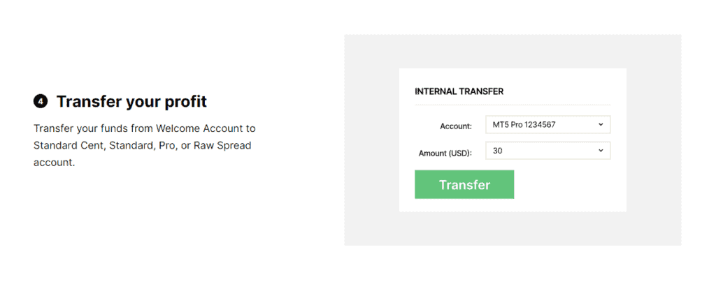How to get a JustMarkets Sign Up Bonus Step 4