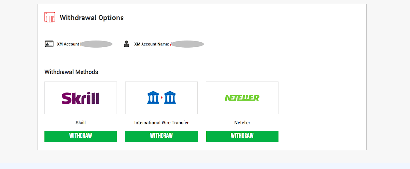 How to deposit with XM step 3