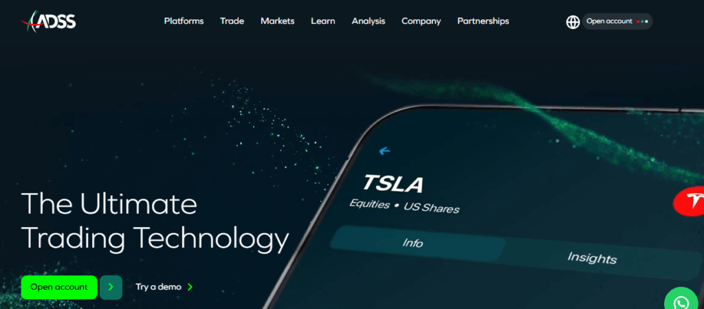 ADS Securities Trading platforms