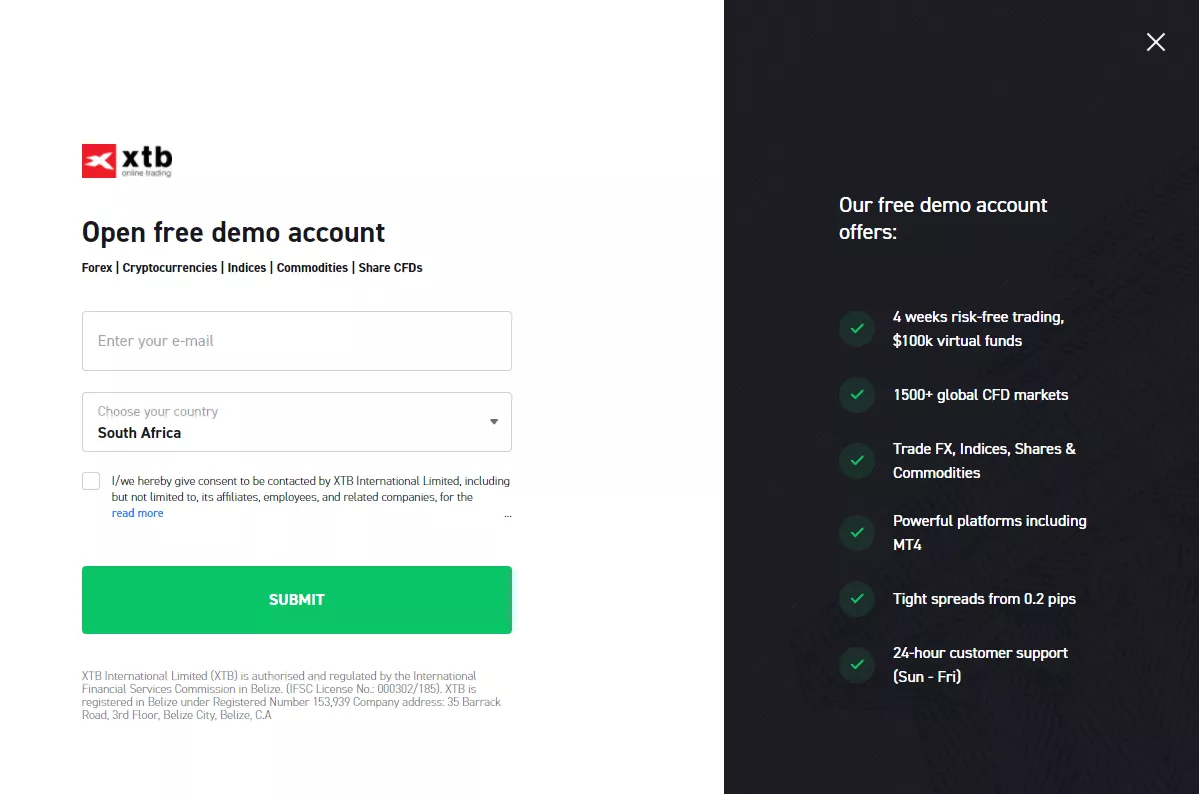 XTB Demo 2