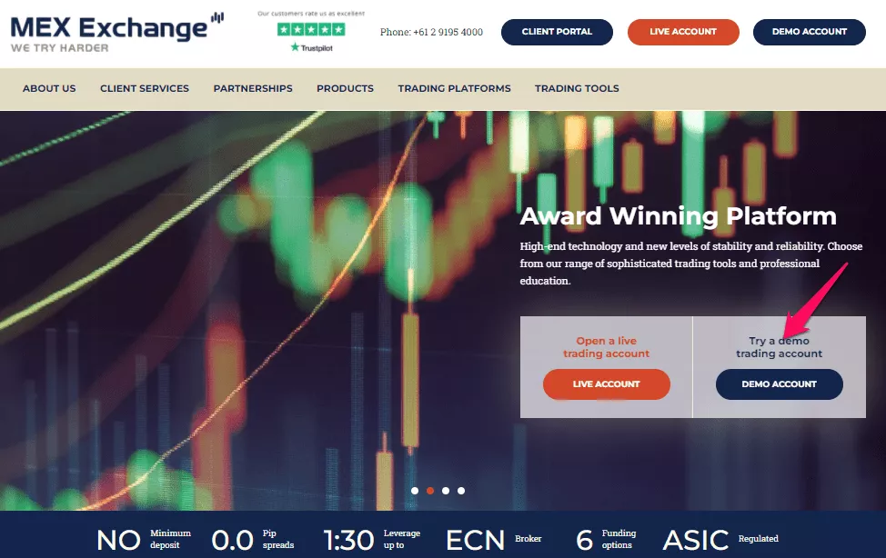 How to Open an Mex Exchange Account step 1